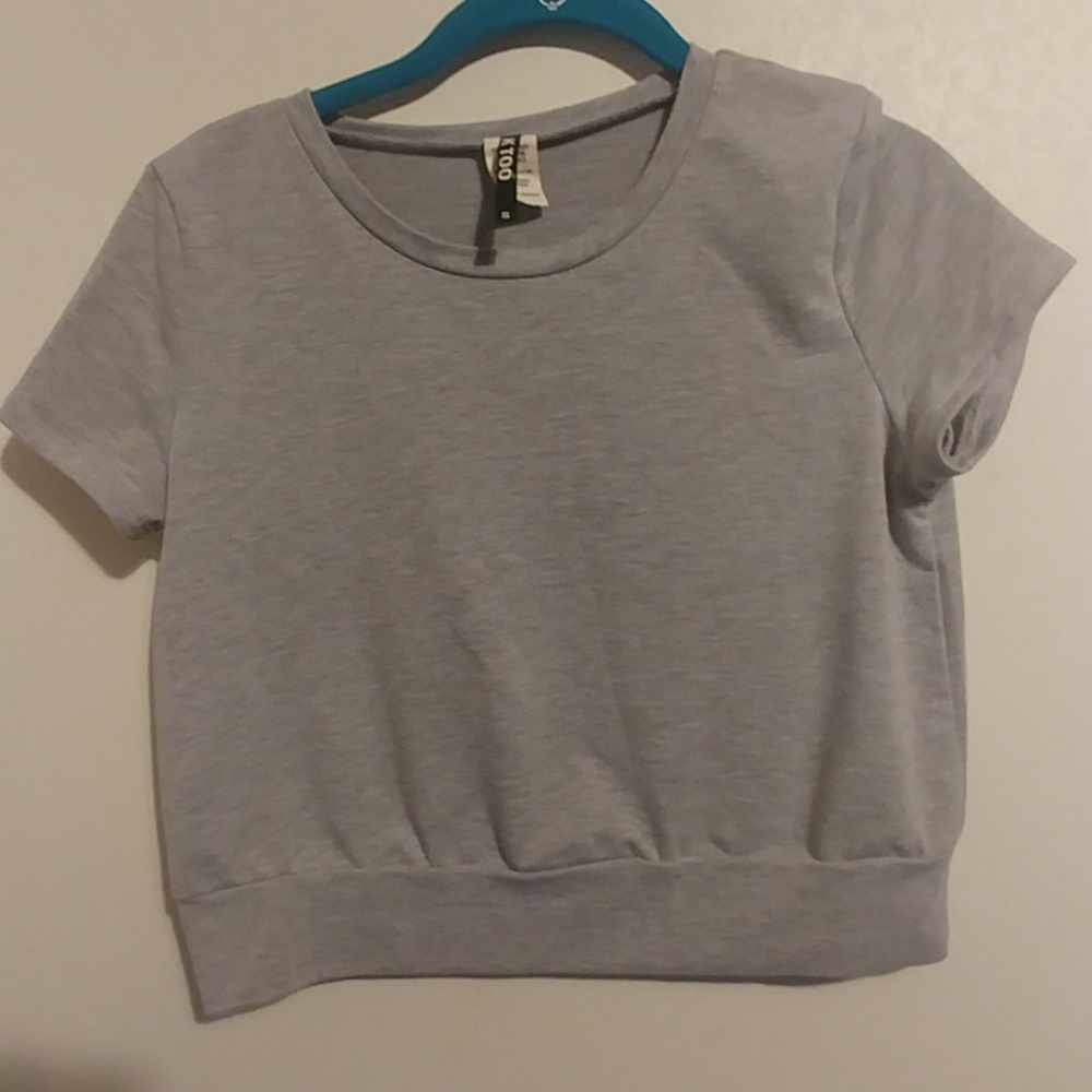 Set For Life Top- Grey